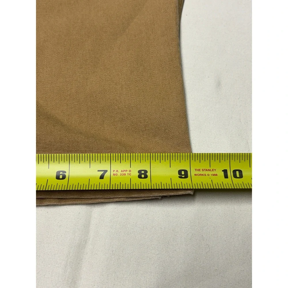Carhartt Cotton Canvas Pants Men's 44x32 Double Knee Front 102802-918‎ Brown Tan